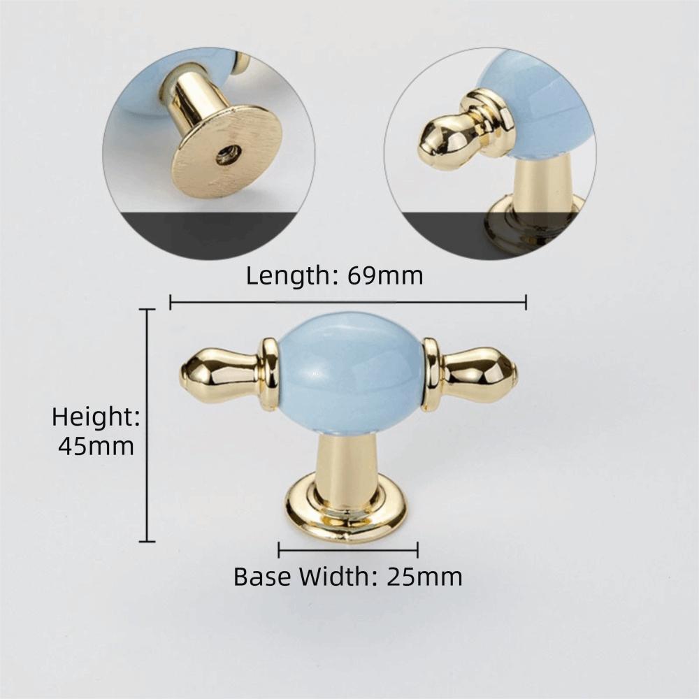 Colorful Cabinet Handles Modern Door Handles Fashion Furniture Pulls  Dressing Table