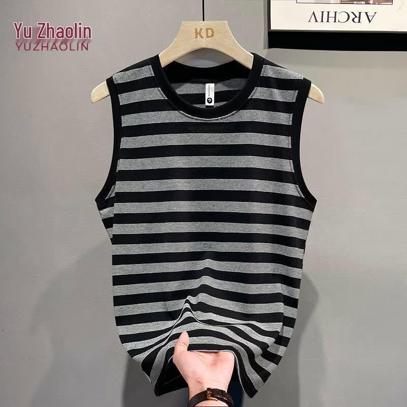 YUZHAOLIN Men s Striped Tank Top XL