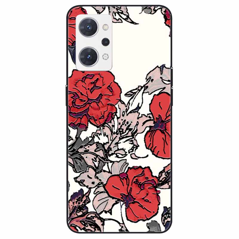 For OPPO Reno 9A 7A Case Soft TPU Fashion Marble Silicone Bumper Covers for OPPO Reno 9 A 5G CPH2523 Reno7A Protector Reno9 A