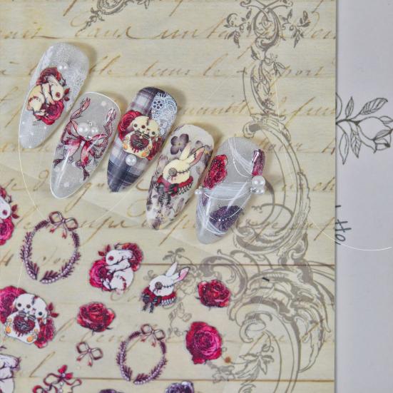 Stylish Nail Art Sticker Removable Ultra Thin DIY