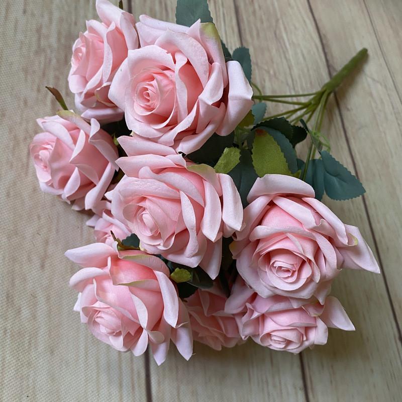Bouquet Artificial Rose For Photography Prop And Home Wedding Gift Decoration
