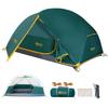 Tent 1-person 2-person Solo Dome Type Double Layer Lightweight Compact Mountaineering Camping 1 Waterproof Pressure PU5000mm 7001 Aluminum Pole SBS