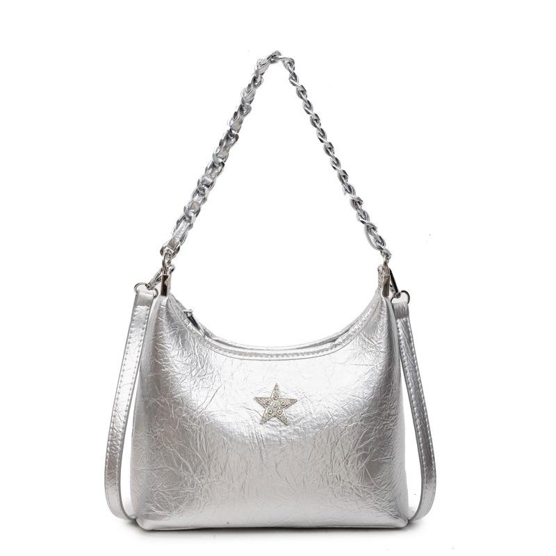 Temperament Bow Underarm Bag New Chain Women's Bag Niche Design Single Shoulder Messenger Bag