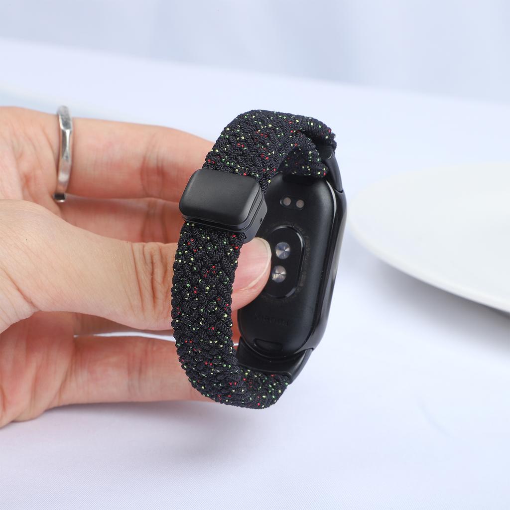 Magnetic Braided strap for Xiaomi Mi Band 10 Accessories breathable nylon Bracelet belt pulseira correas for Xiaomi Mi band 9 8