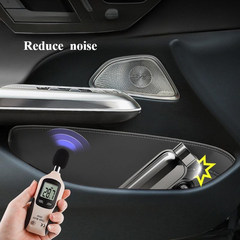 For Lynk & Co 09 2026 2026 Car Door Slot Protective Pad Leather Waterproof Door Groove Mat Storage Barrel Interior Accessories