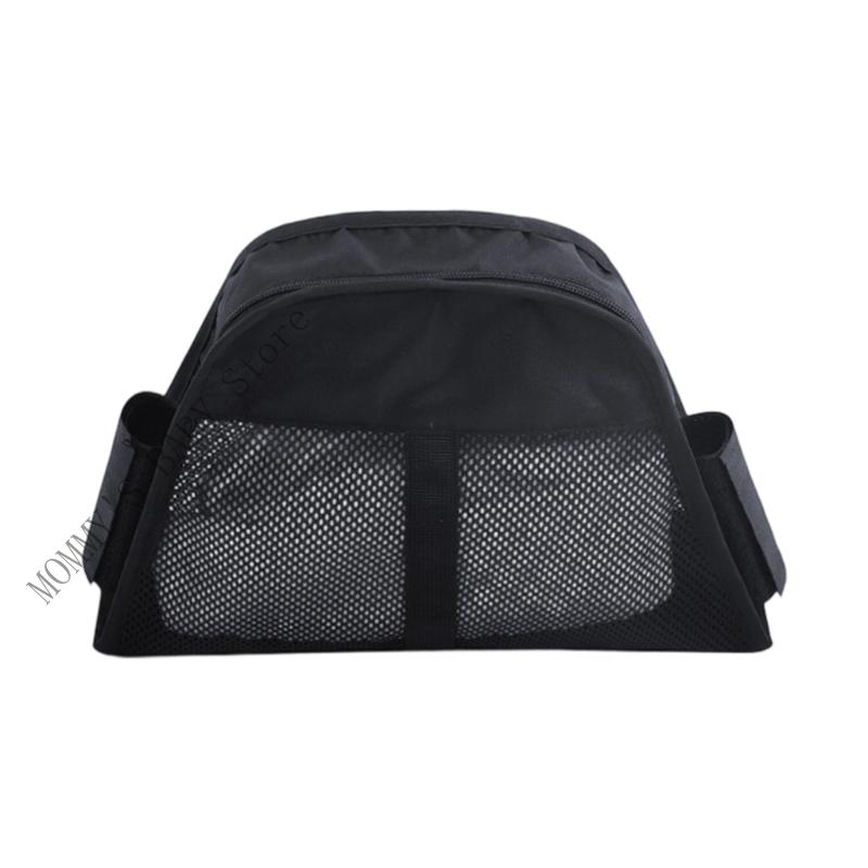 

Large Capacity Hanging Diaper Bag Case For Baby Strollers Waterproof Easy Attach Non Slip Compact Storage Solution чорний