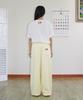 RONRON Betty Boop Lettering Sweat Jogger Pants Soft Yellow