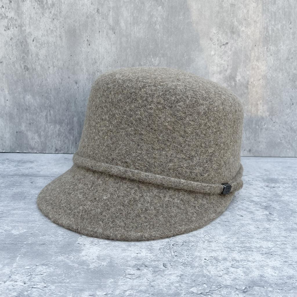 Simple Wool Blended Flat-top Equestrian Hat Women's Autumn and Winter Warm Knight Hat Fashionable Face Small High Version Han Fan Top Hat