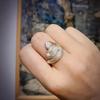 Vintage Gothic Rattlesnake Adjustable Ring for Men and Women Punk Dark Style Trendy Design Couple Rings Jewelry Accessories