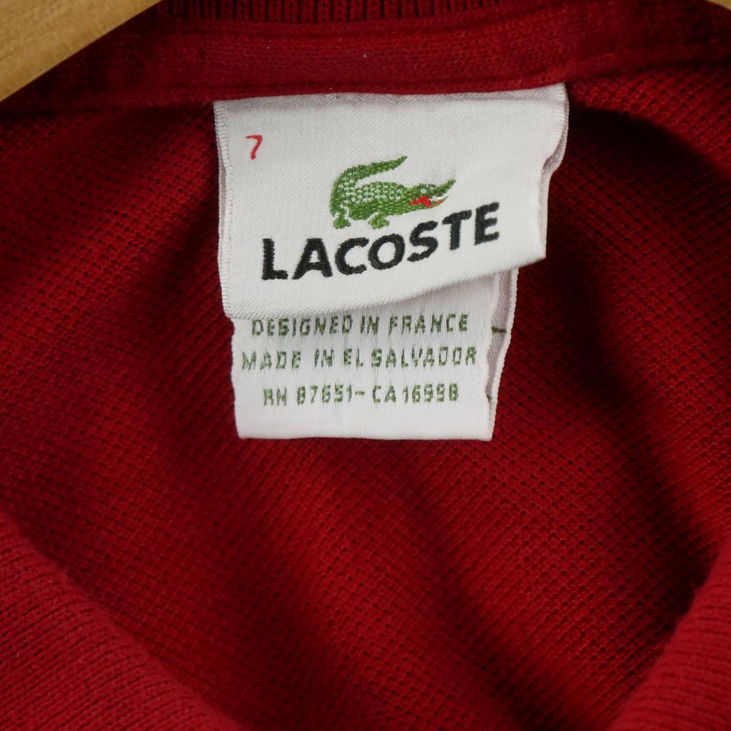Second Life - Men's Short-sleeved Polo Shirt Red - Good Condition