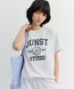 Deonseuteu Unisex Classic Logo T-Shirt_Udts6B139_Light Melange Gray
