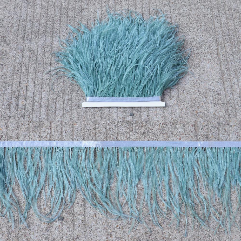 Thickened Encryption Ostrich Hair Cloth Edge 10-15Cm Feather Clothing Skirt Accessories
