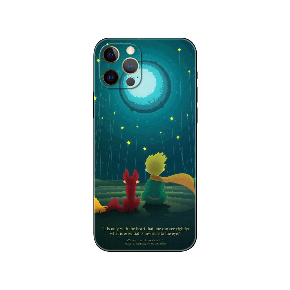 

Чехол для телефона Little Prince Fox Quotes для iPhone 5 5S 2020se 6 6s 7 8 plus x 10 XR XS 11 12 13 mini pro MAX, черная задняя крышка из ТПУ iphone 13 mini