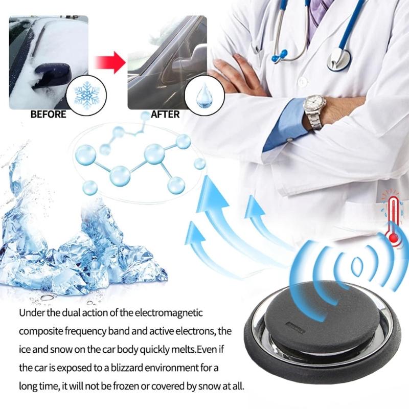 Winter Car Antifreeze Ornament Electromagnetic Molecular Windshield Snow Removal