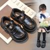 Princesa infantil 2024 temporada novos alunos fornecimento transfronteiriço estilo princesa menina solteira sapatos de couro