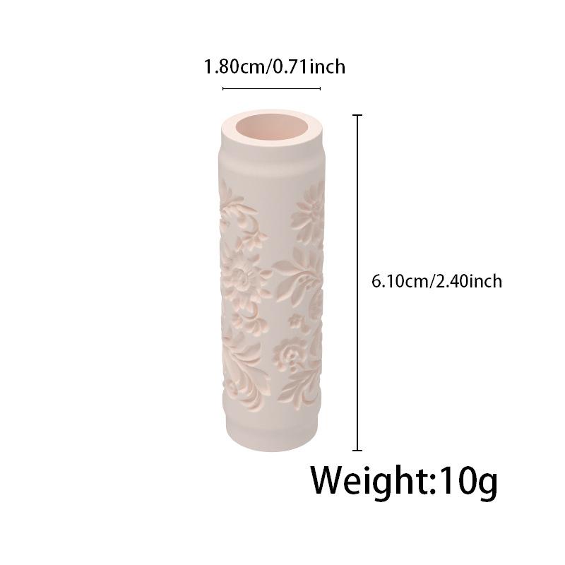 For Clay Crafting, Durable Plastic French Pattern Soft Pottery Earring Polymer Clay Texture Roller, Seamless Cutter Tool