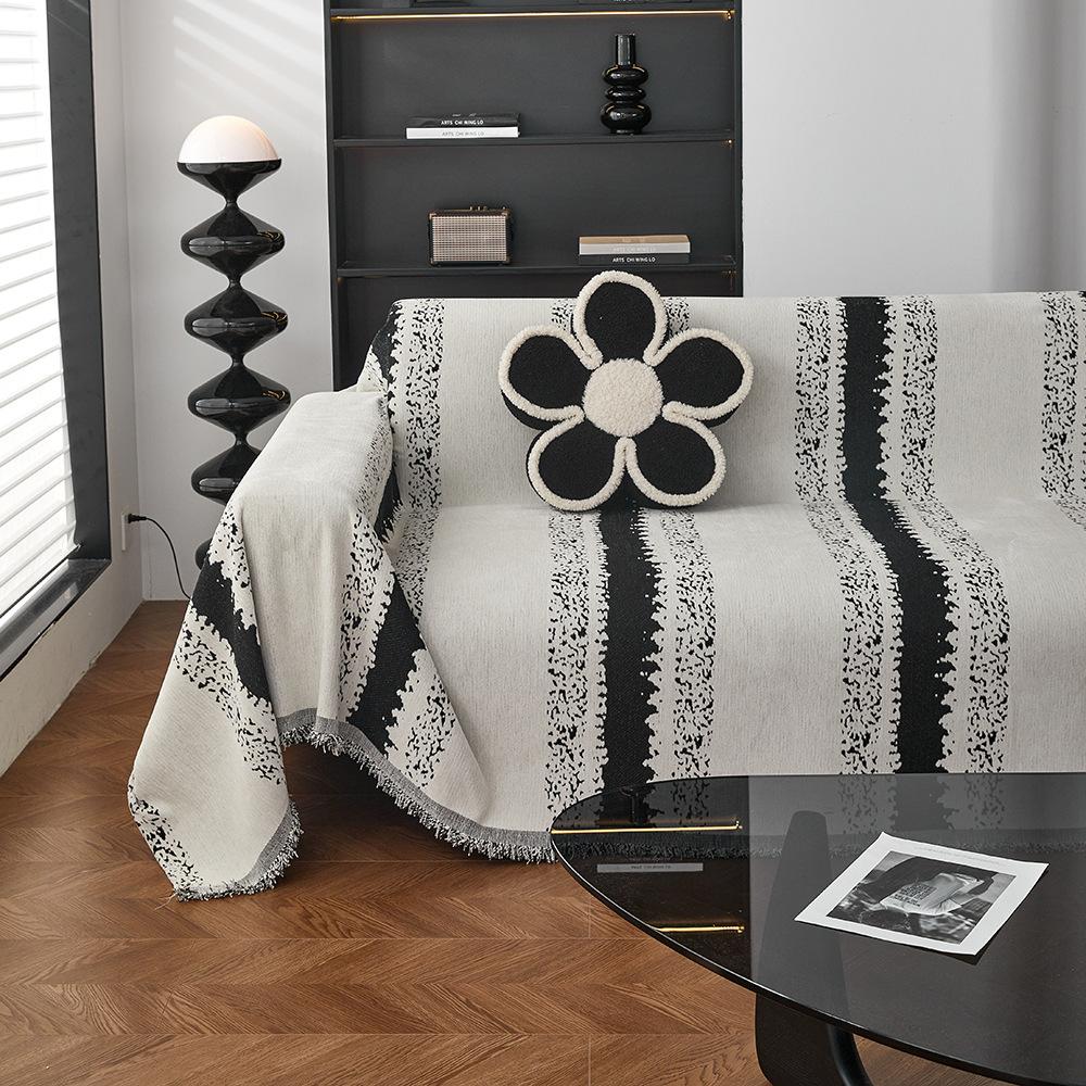 

Шенилловое диванное полотенце Простое Современное Всесезонное Универсальное Нескользящее Цельное Универсальное Покрывало для дивана Чехол для спинки Заднее полотенце 180*130CM