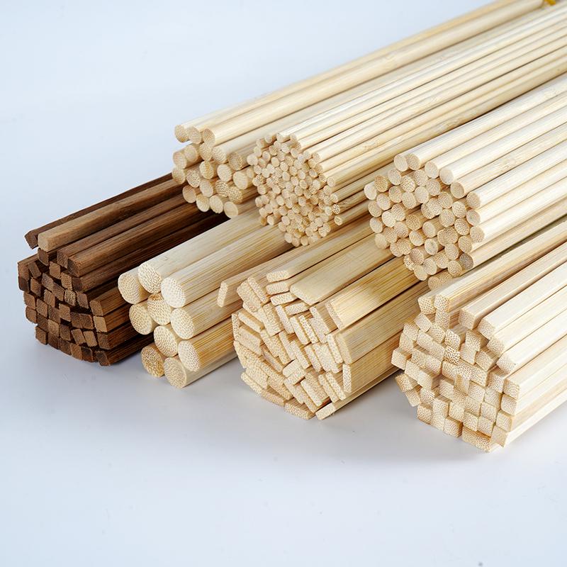 Bamboo and Wooden Craft Sticks: DIY Model Strips and Slices
