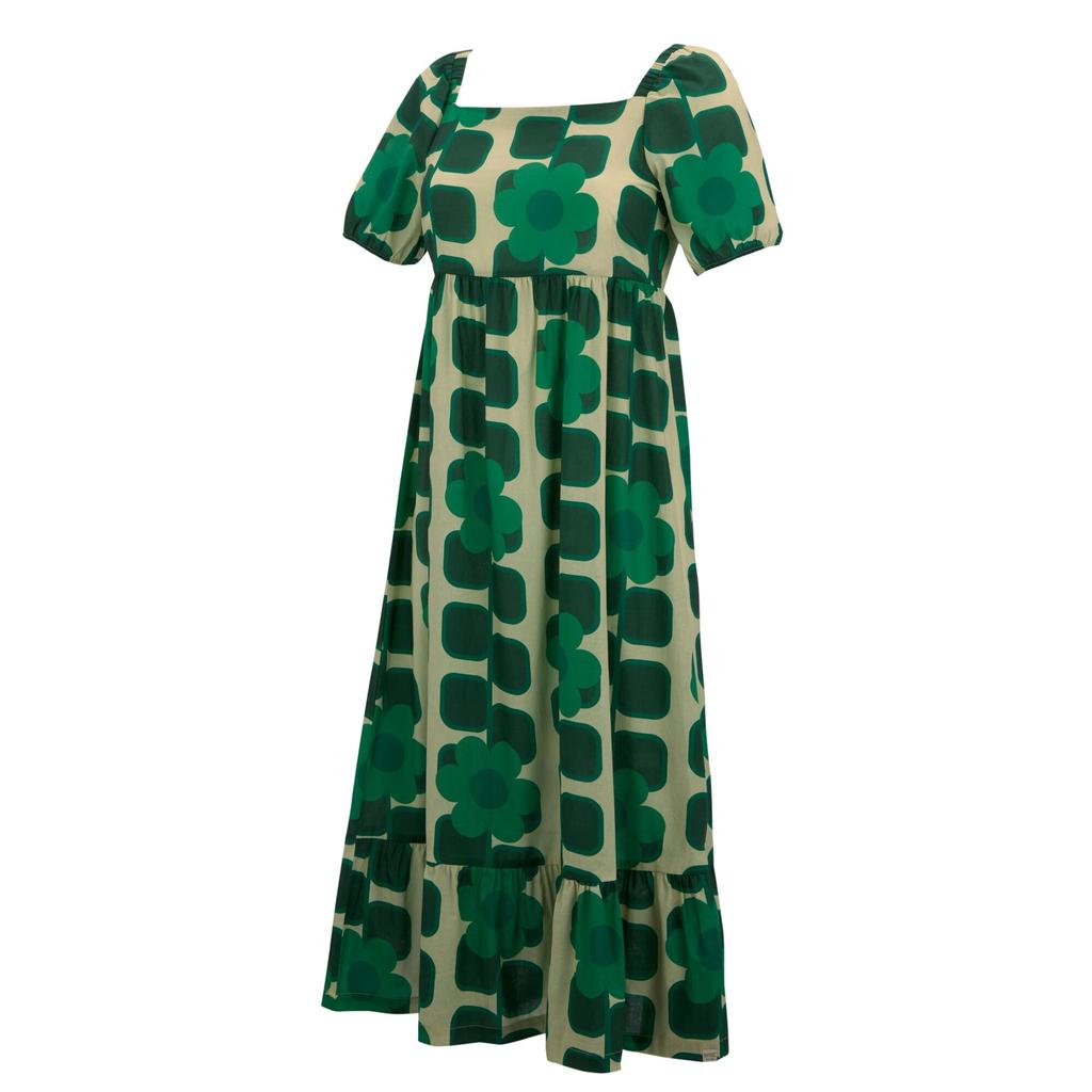 Regatta Womens/Ladies Orla Kiely Giant Square Flower Summer Midi Dress
