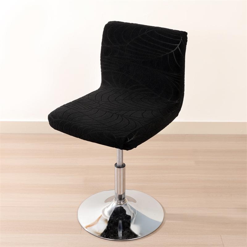 

Chair Cover Elastic Home Use Hotel Club Rotating Bar Chair Cover Leaves Low Back Chair Cover High Stool Cover Durable 35*35*34CM