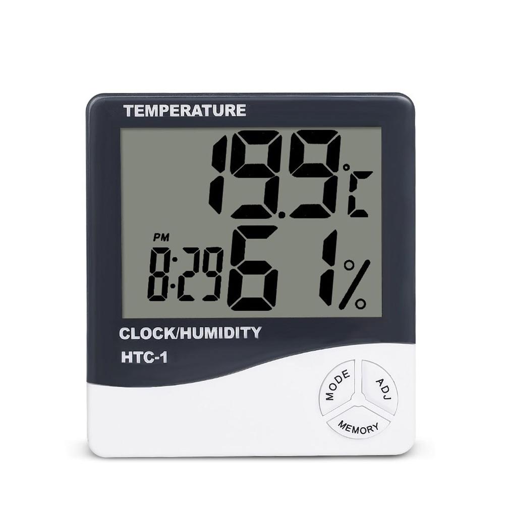 Digital Temperature Sensor Electronic Humidity Meter LCD Display Smart Hygrometer Portable for Home Room for Weather Air Quality China Mainland