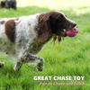 TPR Dog Chew Toys Rugby Ball Shape Sound Dog Toys Dog Squeaky Toy  for Medium And Large Dogs