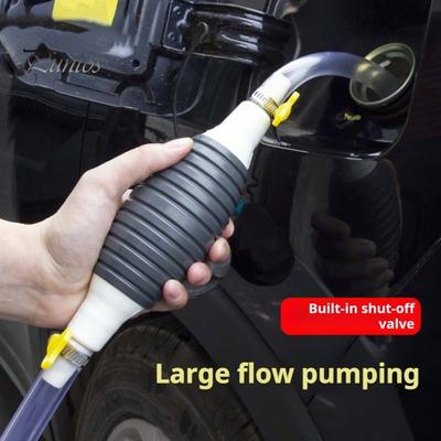 Pompă multifuncțională de absorbție a lichidului Pompă manuală portabilă de transfer a combustibilului cu furtun cu debit mare Pompă reutilizabilă cu sifon de combustibil pentru ulei