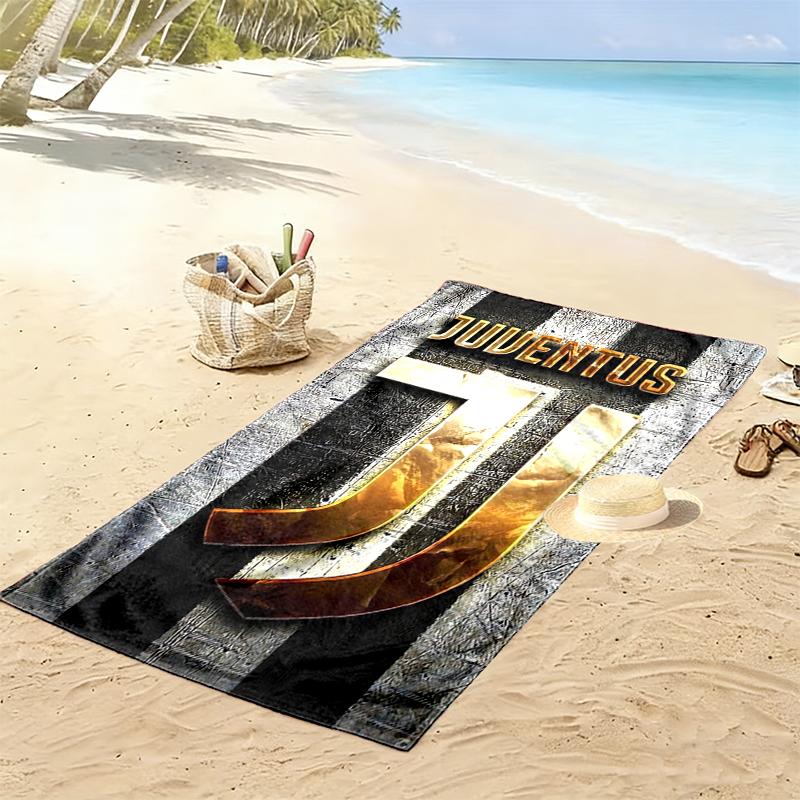 1pz Asciugamano da Spiaggia del Juventus Football Club Regalo di Compleanno Ideale per la Famiglia, un Asciugamano da Spiaggia Vivace Adatto per Attività all'Aperto
