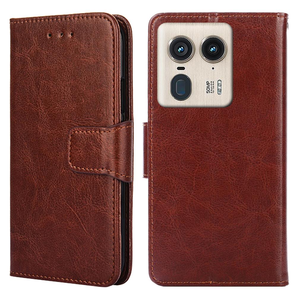 For Motorola Moto X50 Ultra 5G/Edge 50 Ultra 5G Case Wallet PU Leather + TPU Folding Stand Phone Cover