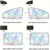 NEW Car magnetic sunshade laser sunshade full sunshade sunscreen isolation curtain General automotive curtain accessories