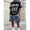Simple Comfortable Suit Men's Print Fashion Sport Wear Men’s