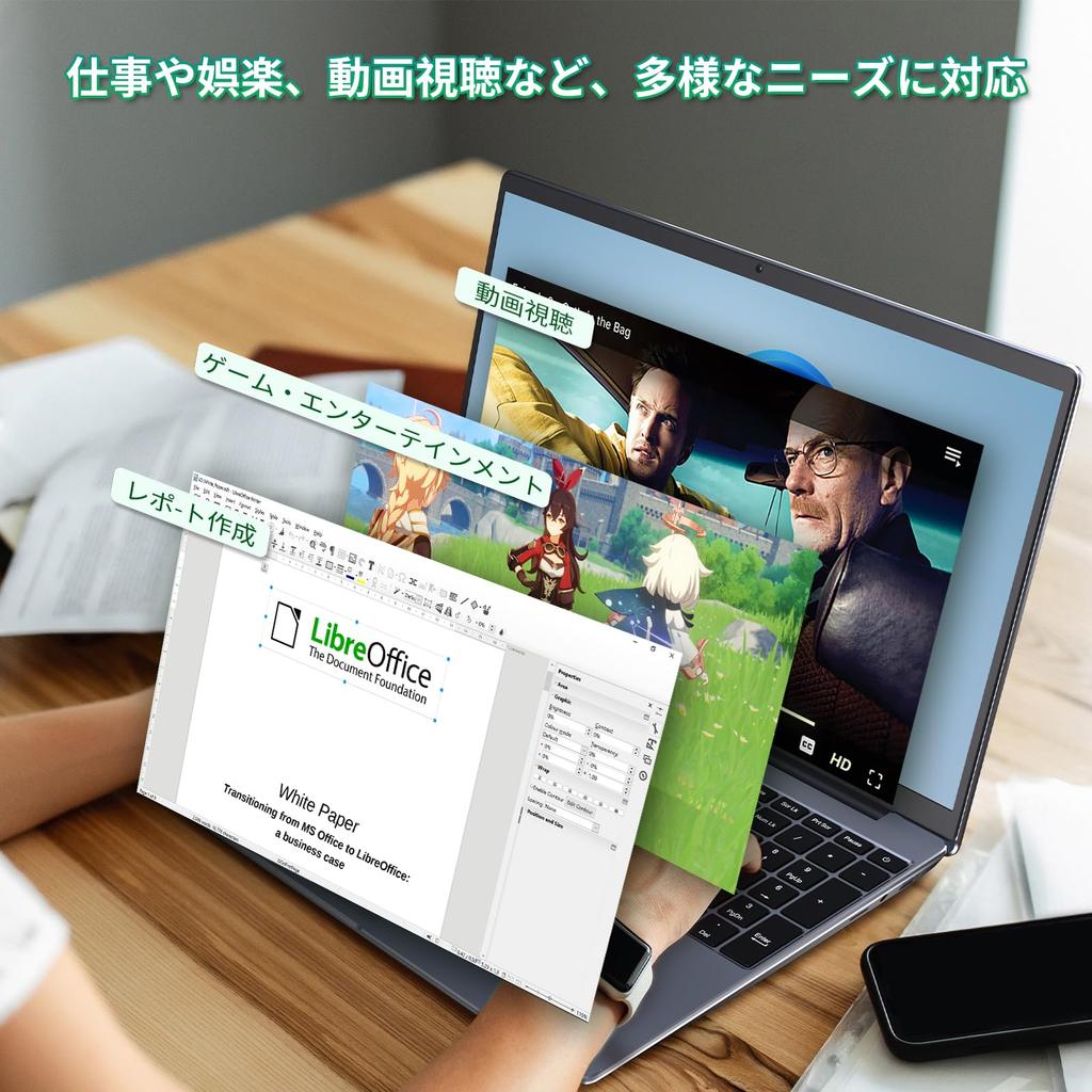 2019 Microsoft Twin Lake N150 Laptop with 4 8000mAh DDR4 16GB 512GB Maximum Frequency Windows 11 Fingerprint Bluetooth Two USB and a Japanese Keyboard