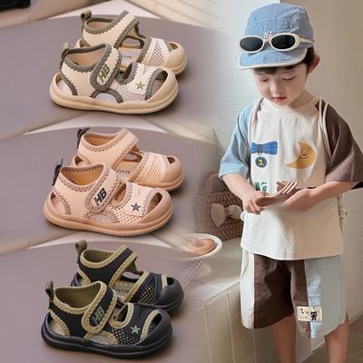 Baby Sandals Breathable 1-2 1-3 Years Old Summer Foot-wrapped Toddler Shoes Infant Children Shoes Girls and Boys Beach Shoes