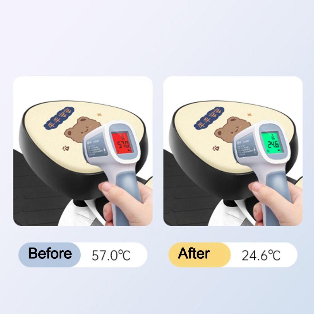 PU Electric Bicycle Seat Cover Cartoon Waterproof Motorcycle Cushion Cover Breathable Sun Protection Scooter Seat Protector