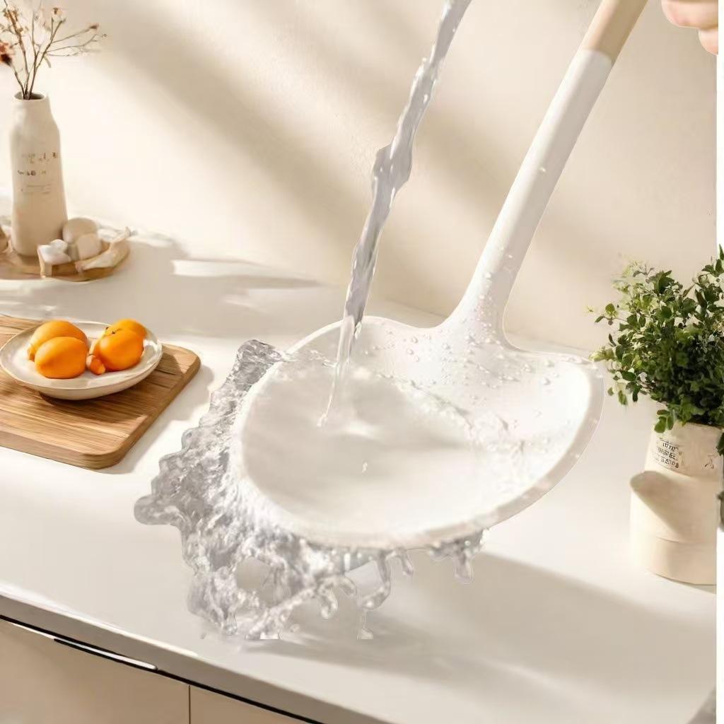 1pc Silicone Mushroom-shaped Long-handled Spatula, Non-stick Pan Spatula, High-temperature Resistant Stir-frying Spatula