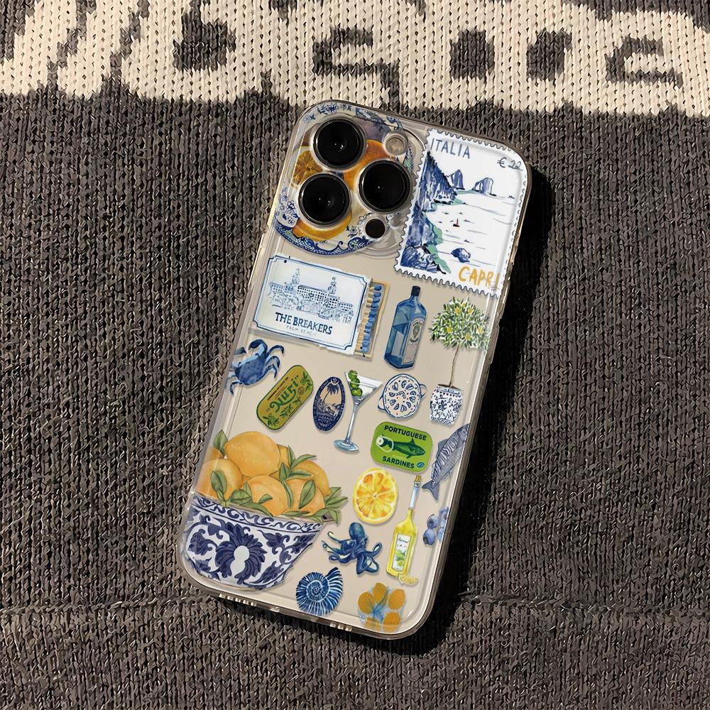 Sommerfrucht Zitrone Wein Handyhülle Für Samsung Galaxy S26 S23 S24 S22 S25 Ultra Plus Hülle Für Galaxy S25+ S24+ S23+ S26+ Fundas