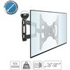 TM Electron Tmslc141 – Universal Swivel Wall Mount Bracket with Arm for Monitor or TV, Black 1236