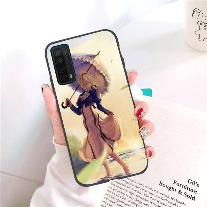 Etui na telefon Violet Evergarden dla Honor 7A Pro 7C 10i 8A 8X 8S 8 9 10 20 Lite Silikonowe Etui