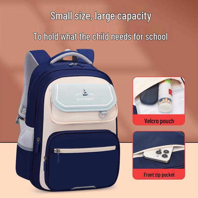 Sunshine 8 AM Ergonomic Kids School Backpack