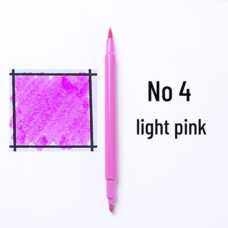 Large Capacity Double-Ended Watercolor Marker - Blue, Yellow, Black