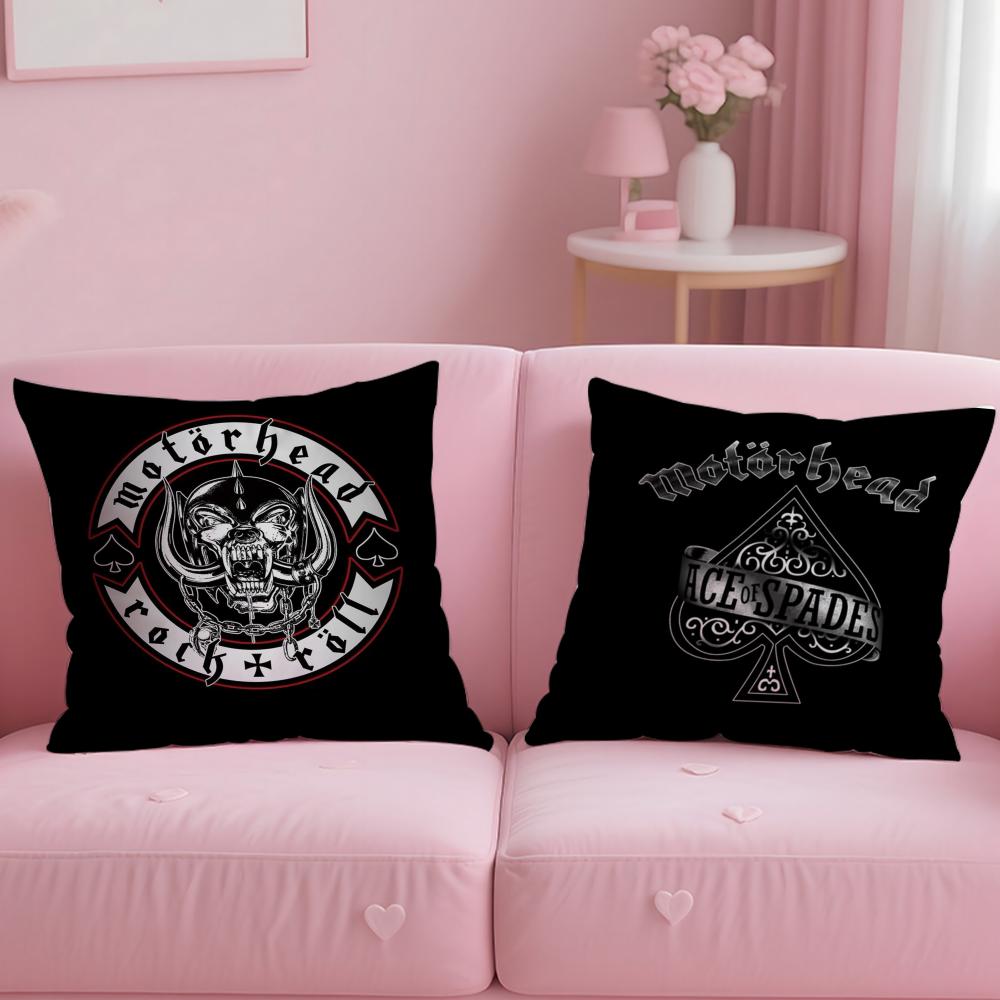 Poszewka na poduszkę Rock Band Motörhead Wygodna Dwustronna Poszewka na Poduszkę Idealna do Samochodu Sofy Sypialni i Nie Tylko