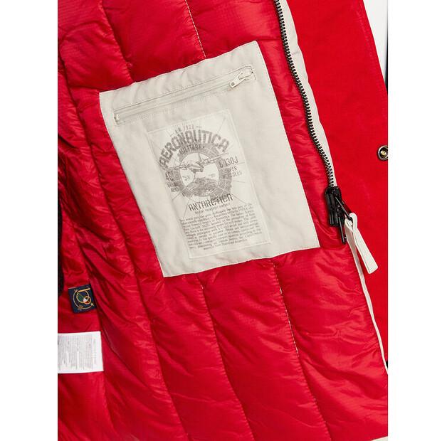 Зимняя куртка Aeronautica Militare 232AB2110CT3160 Ecru Regular Fit