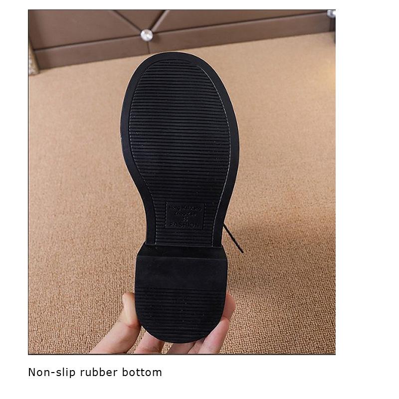 Feerldi Brand Woman shoes black Khaki Female Autumn Footwear 2024 New Casual Lace Up Women heels winter boots botas mujer