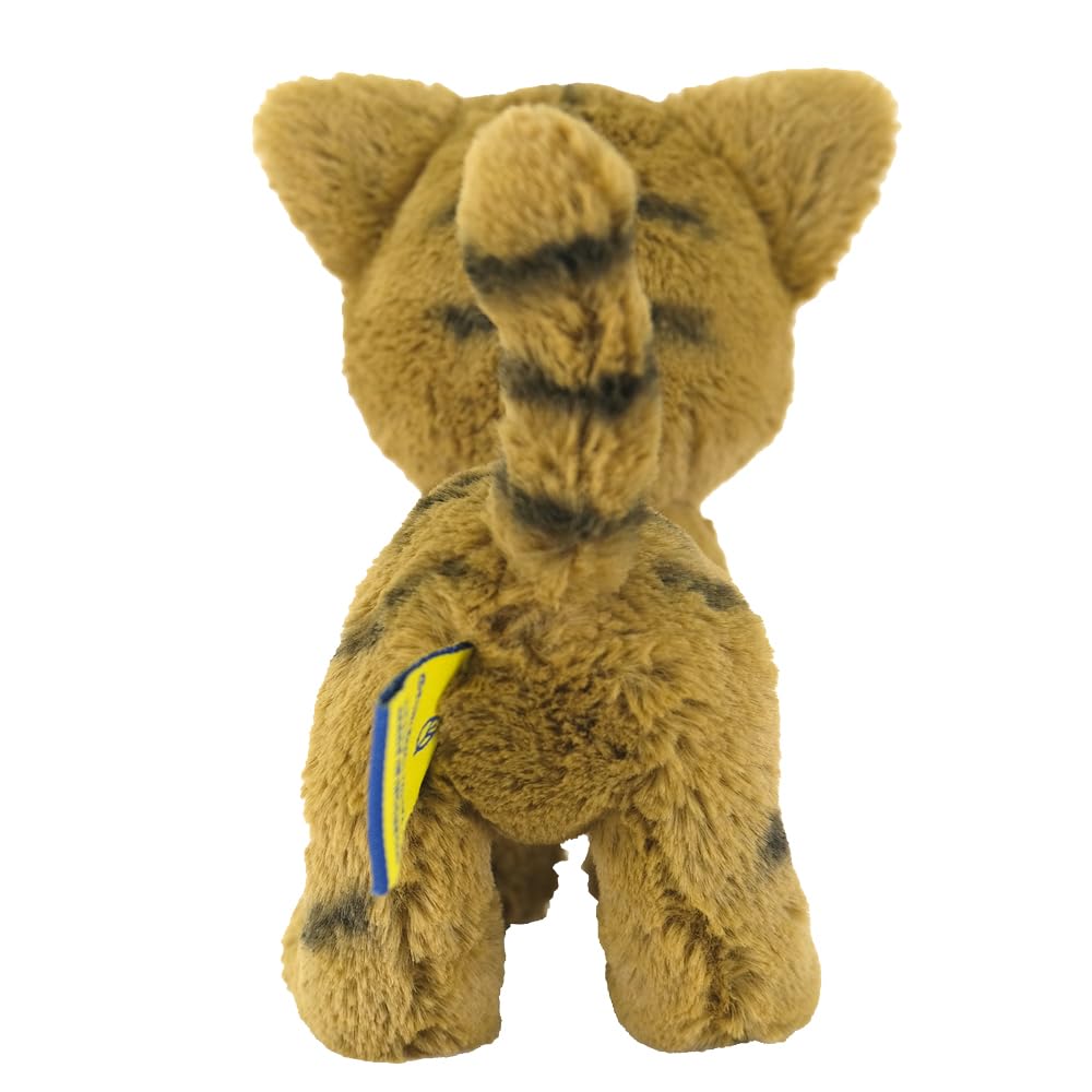 Sun Lemon Kitten Brown Tabby X 10 X 13cm Plush Animal Cat 16.5 P-8722
