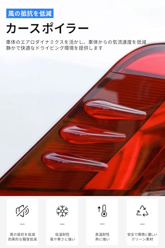 Vortex Generator 12 Pack Noise Reduction, Impact Protection, Easy Installation, Car Exterior, Car Accessories, Decoration, Protection, Transparen