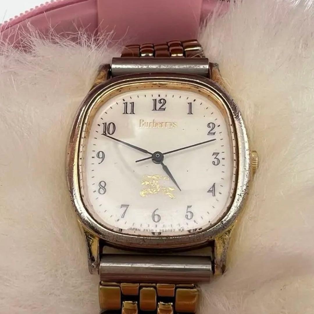 Used Working item Burberrys Burberry gold watch (quartz)