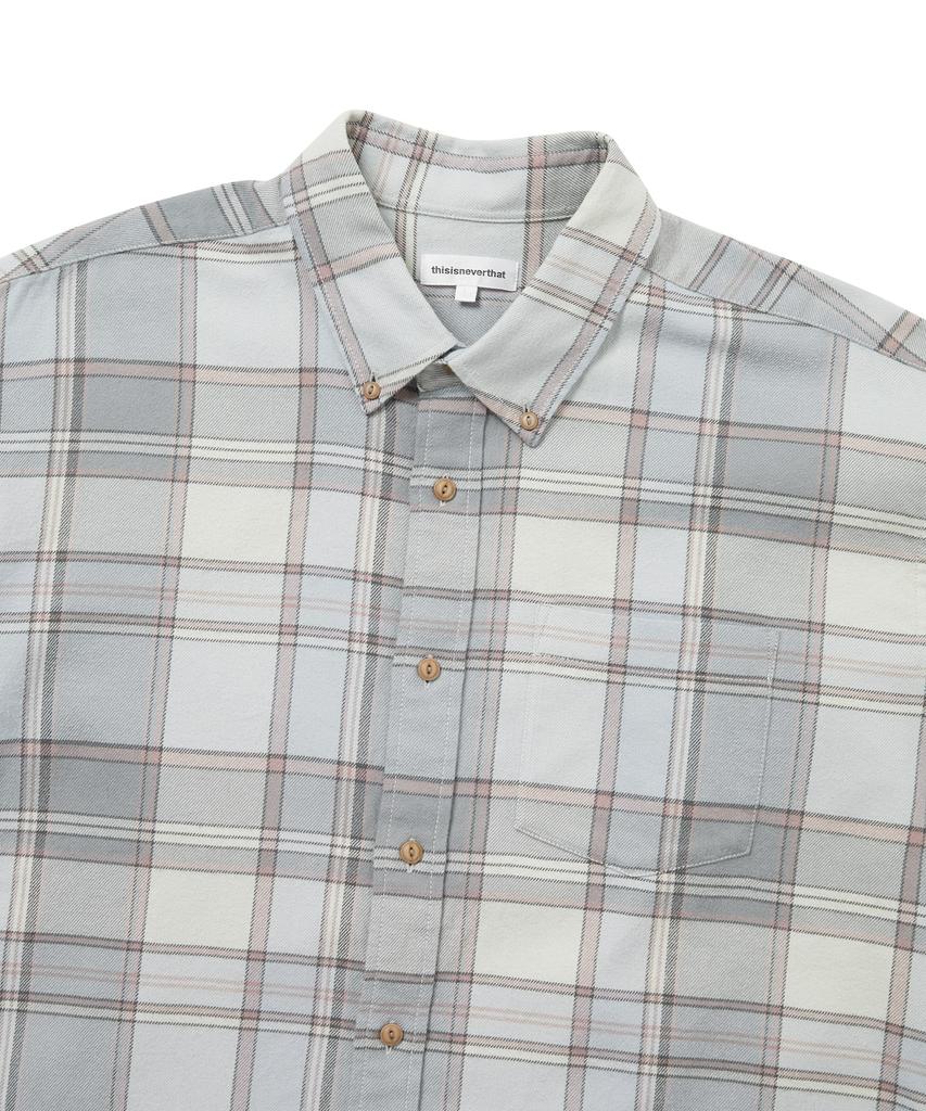 THISISNEVERTHAT Flannel Check Shirt Gray