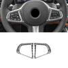 Carbon Fiber Car Steering Wheel Button Frame Cover For BMW 3 Series G20 -22