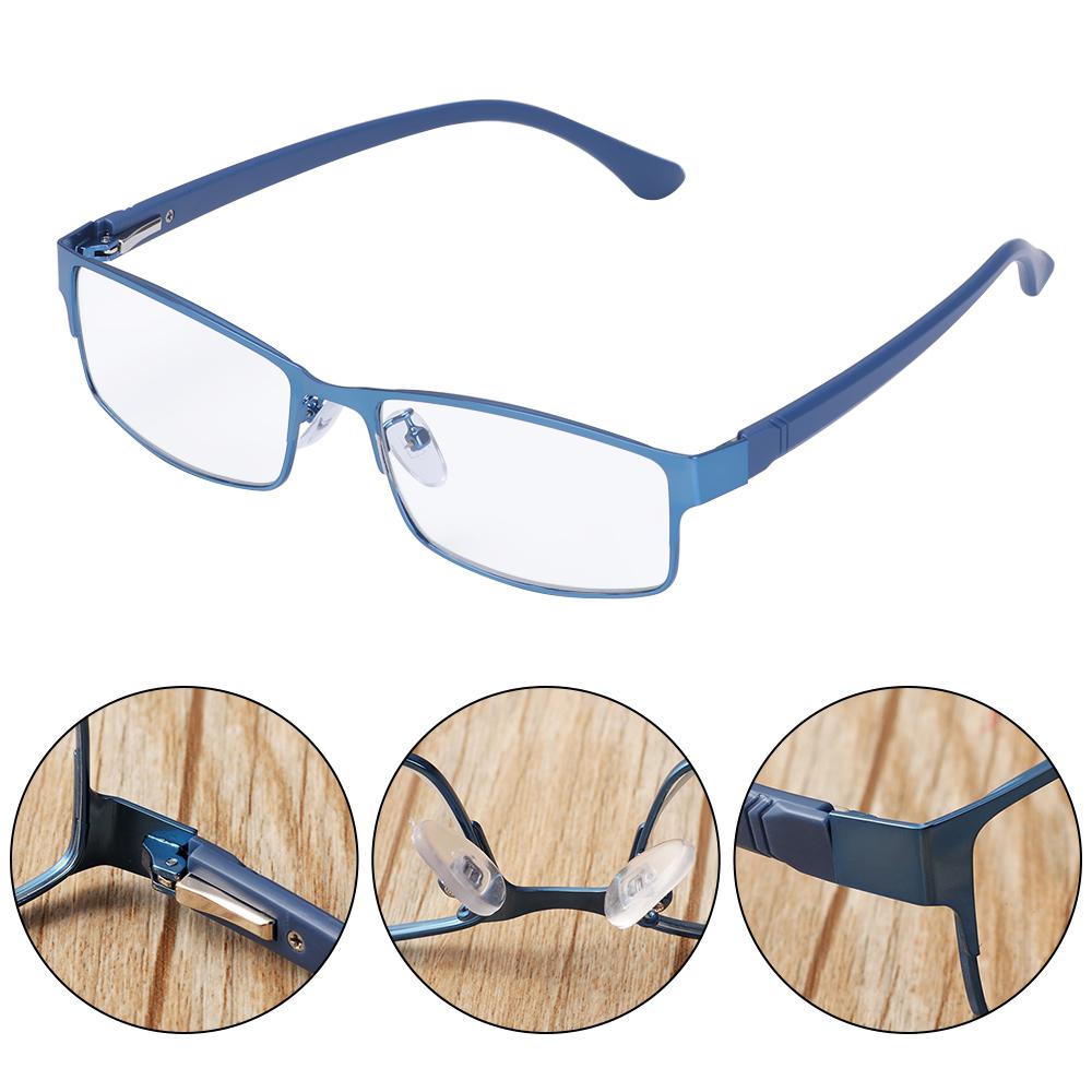 Modne Biznesowe Okulary do Czytania Męskie Okulary do Korekcji Wzroku Tytanowy Stop Oprawka Męskie Nadwzroczność Starczowzroczność Okulary Korekcyjne