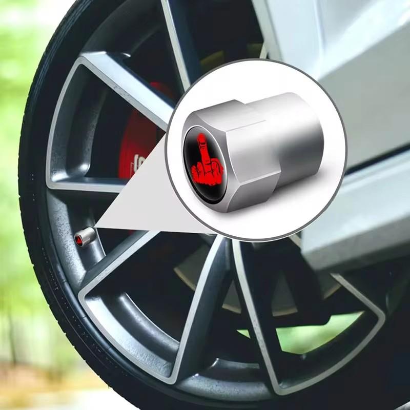 4Pcs Quality f14 Universal Car Tire Valve Caps Seal Tire Valve Stem Caps Dust Proof Covers For Car Truck Motorcycle Bicycle Caps